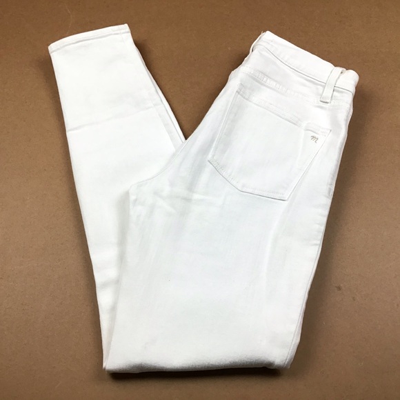 Madewell High Riser Skinny Jeans White - Picture 5 of 16